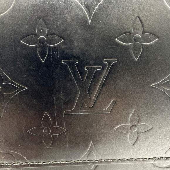 LOUIS VUITTON Navy Monogram Leather Tote Bag - Picture 2 of 13